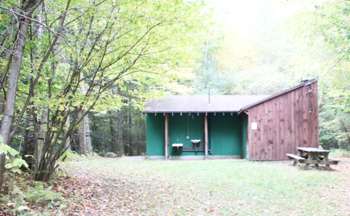 One of the 2 shower houses at Ziontific