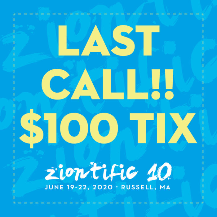 Ziontific 2020 Presale Tickets
